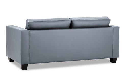 Ethan Sofa Grey 3 Seater Back View